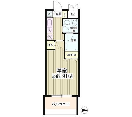 6階の間取り図