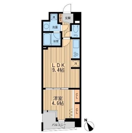 4階の間取り図