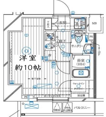 10階の間取り図