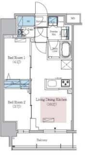 7階の間取り図