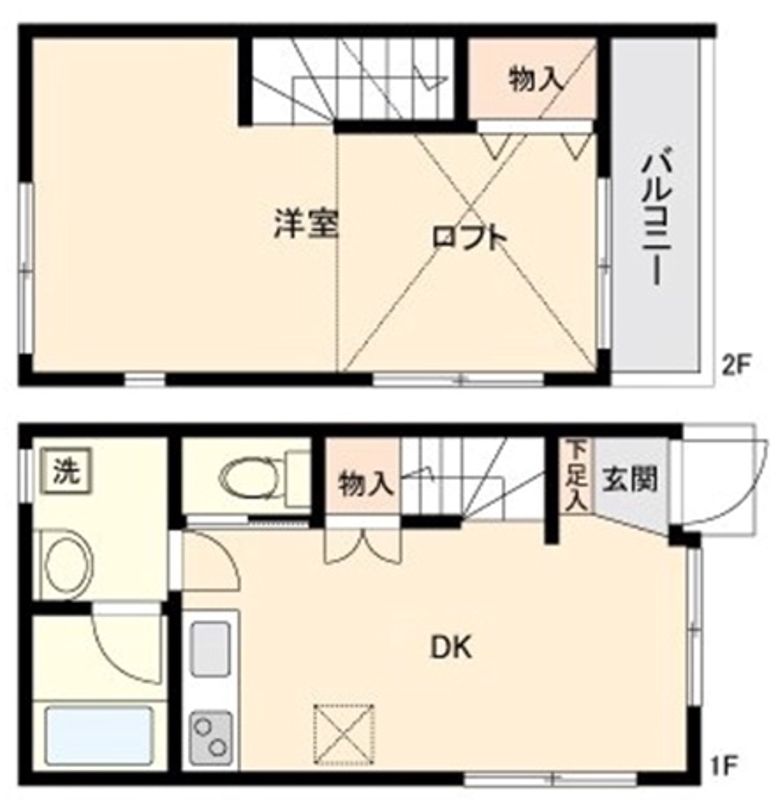 1階の間取り図