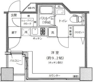9階の間取り図