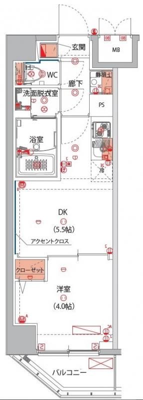 3階の間取り図