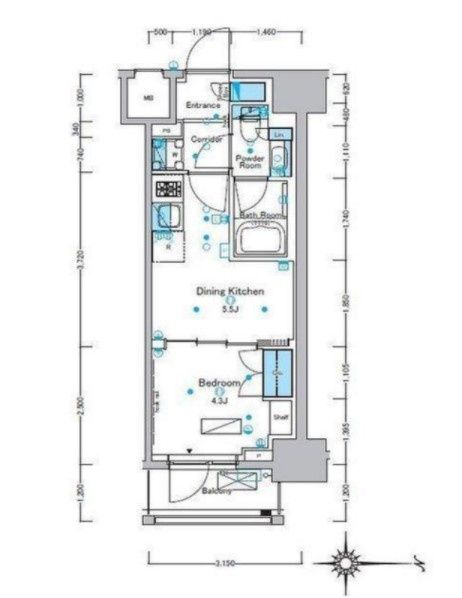 12階の間取り図