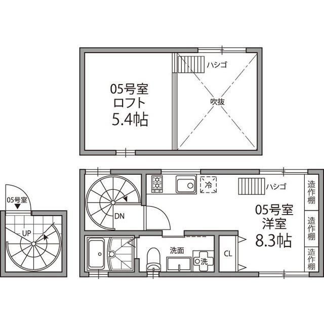 3階の間取り図