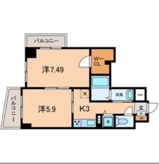 4階の間取り図