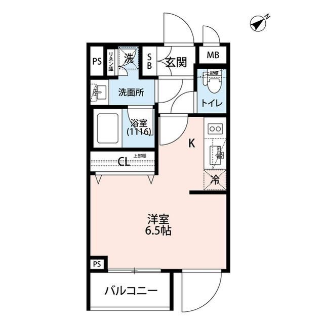 2階の間取り図