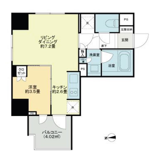 7階の間取り図