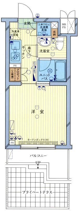 1階の間取り図