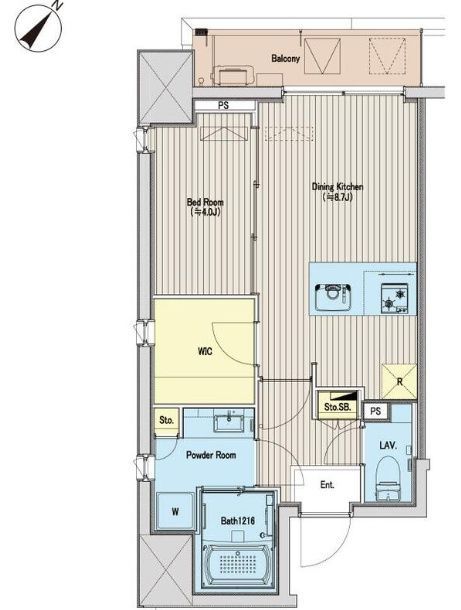 7階の間取り図