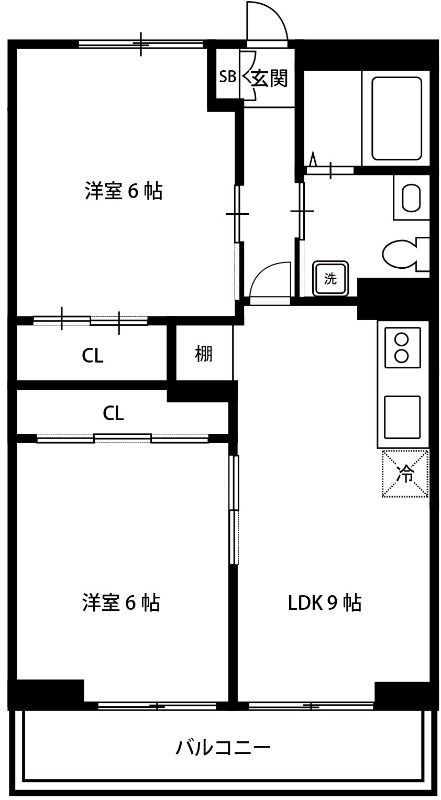 3階の間取り図