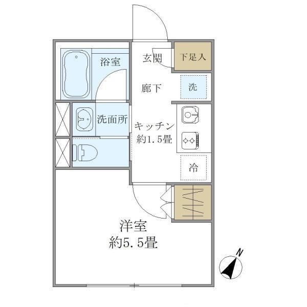 2階の間取り図