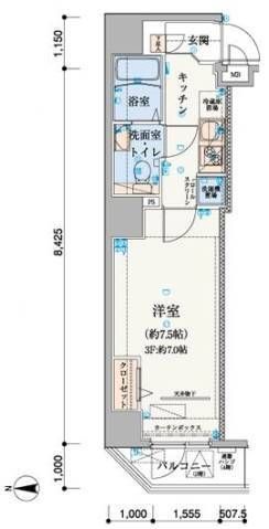 2階の間取り図