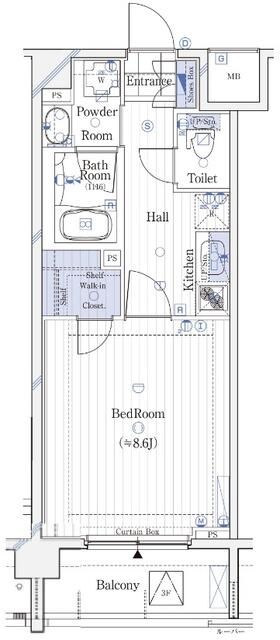 5階の間取り図
