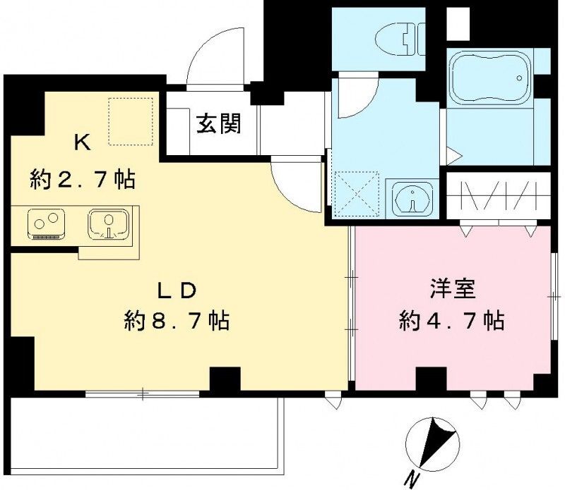 2階の間取り図