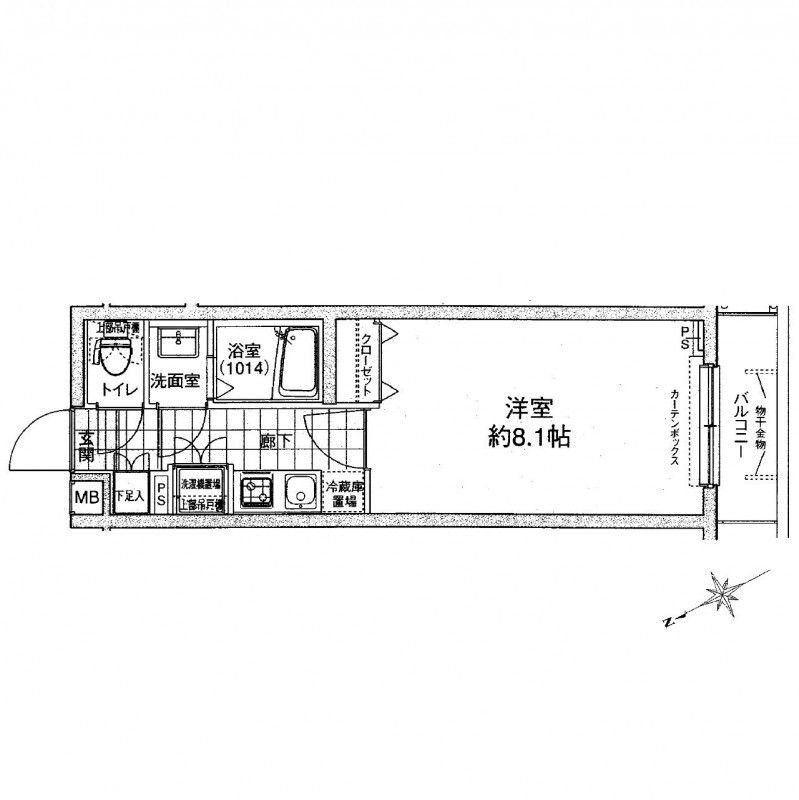2階の間取り図