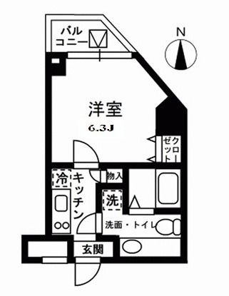 2階の間取り図