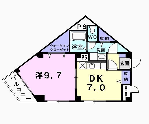 4階の間取り図