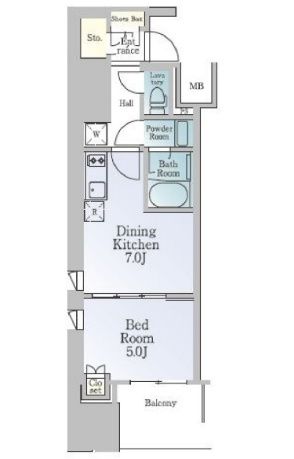 9階の間取り図