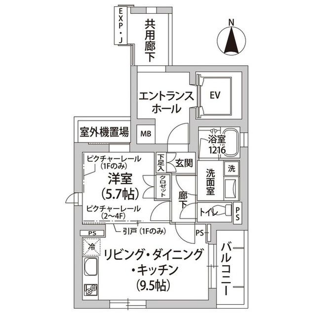 3階の間取り図