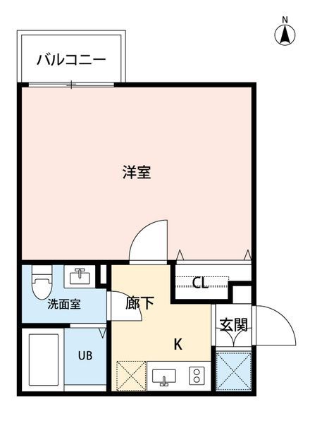 2階の間取り図