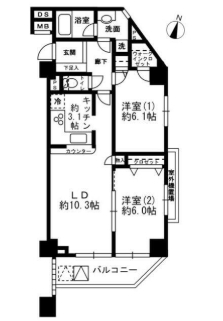 5階の間取り図