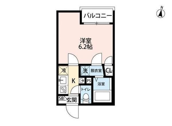 2階の間取り図
