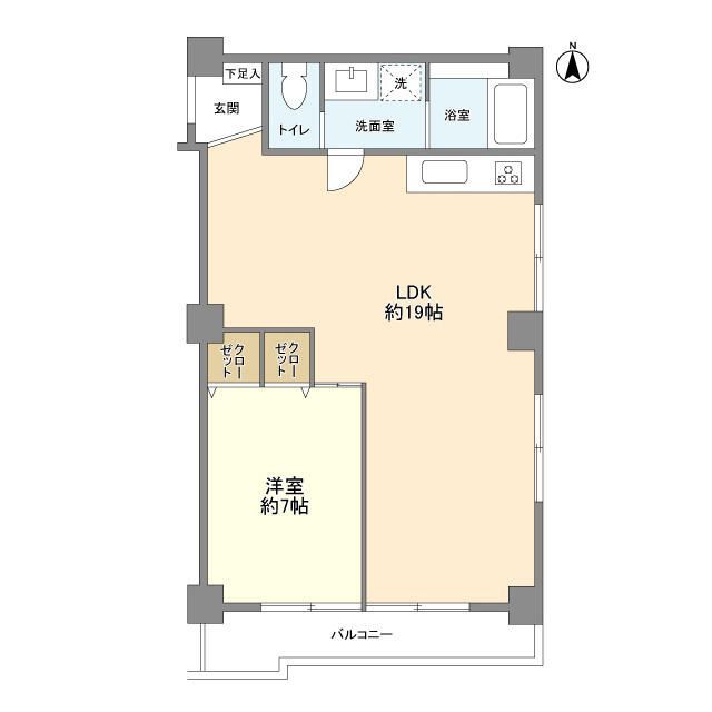 4階の間取り図