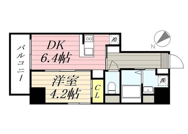 4階の間取り図