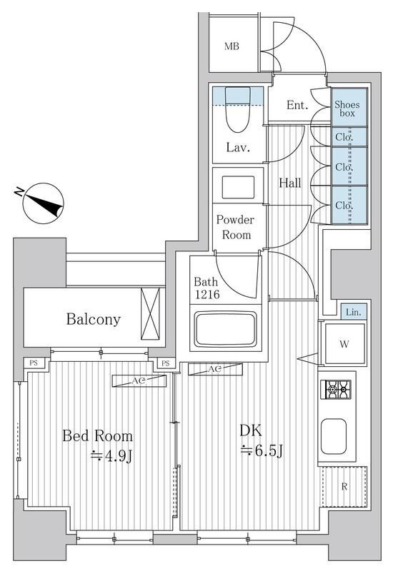 6階の間取り図
