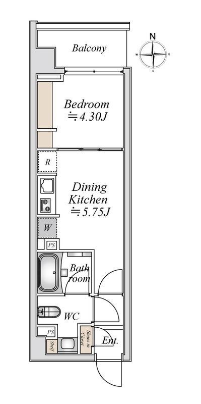 5階の間取り図