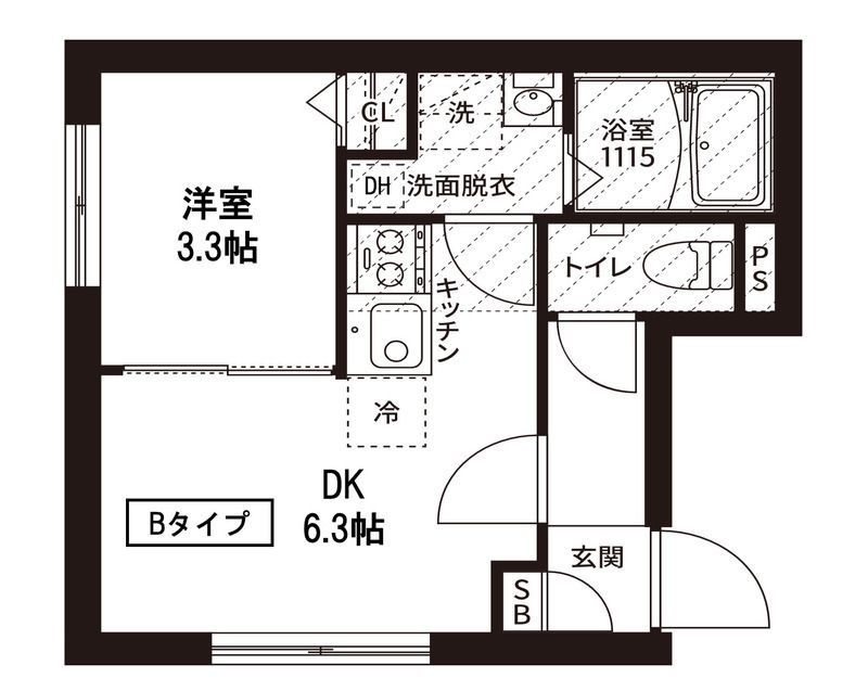 2階の間取り図