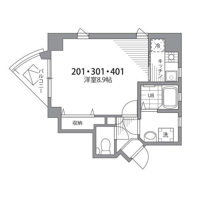 2階の間取り図