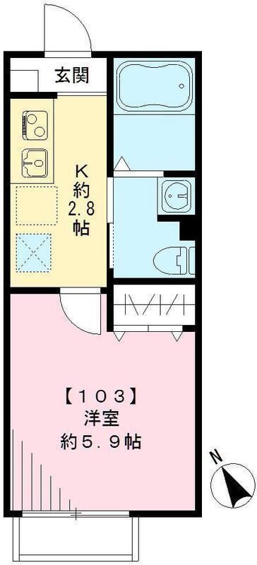1階の間取り図