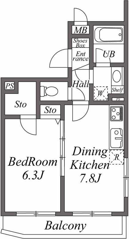 4階の間取り図