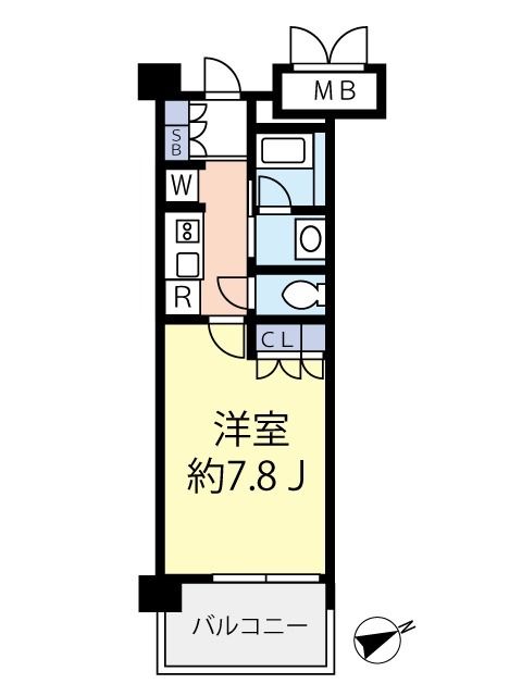 2階の間取り図