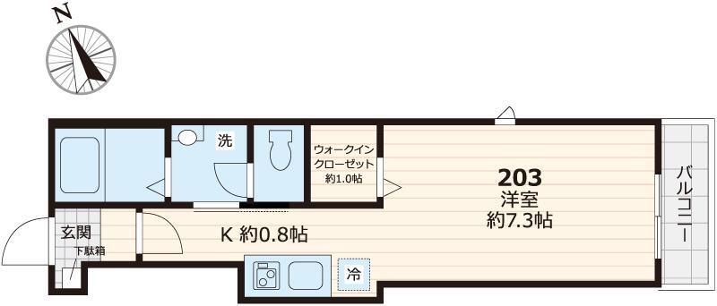 2階の間取り図
