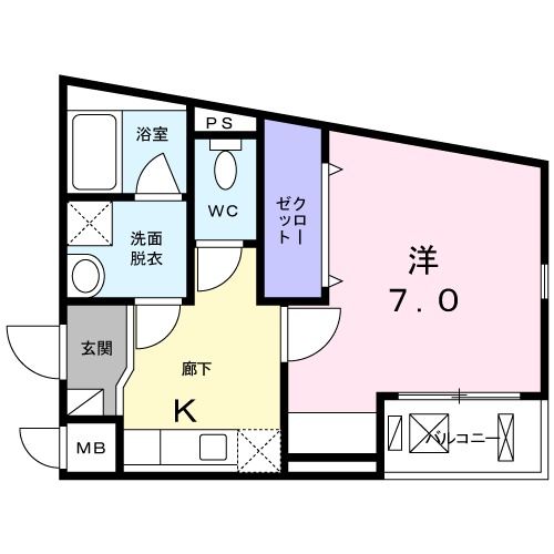 3階の間取り図