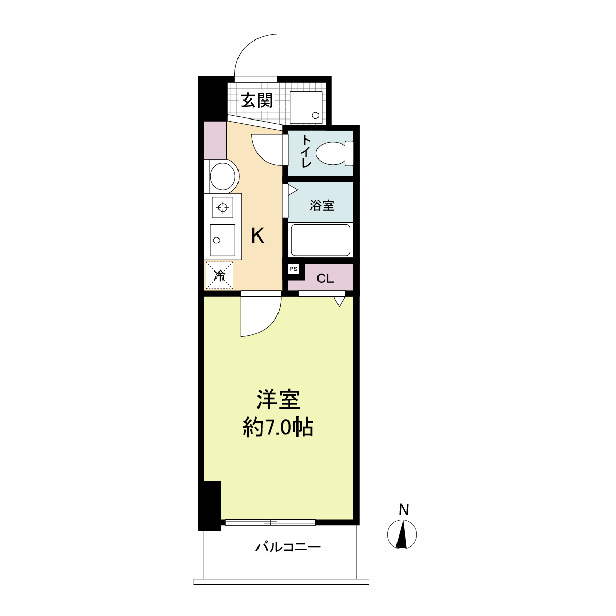 3階の間取り図