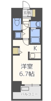 6階の間取り図