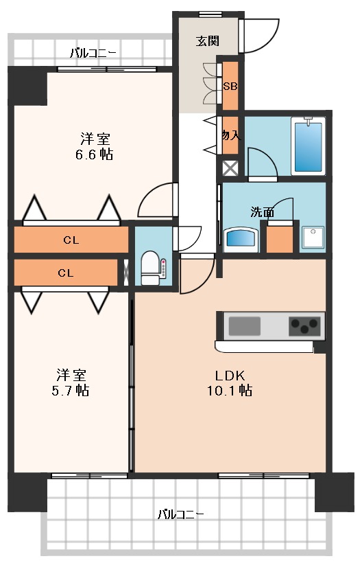 3階の間取り図