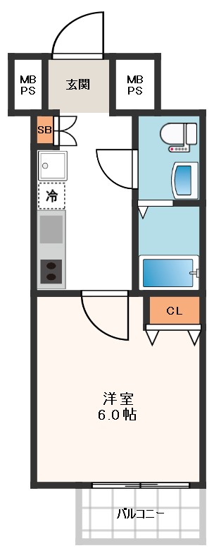 9階の間取り図