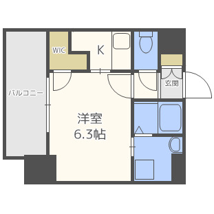 6階の間取り図