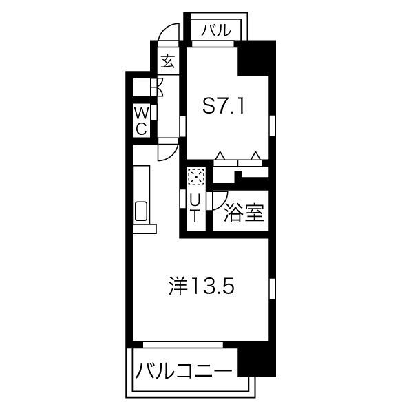 4階の間取り図
