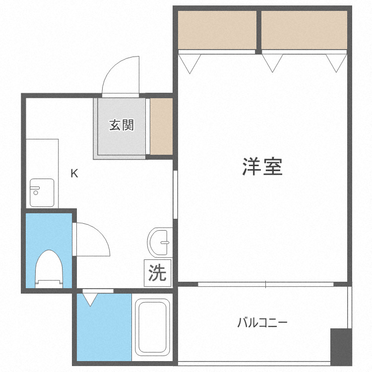 4階の間取り図