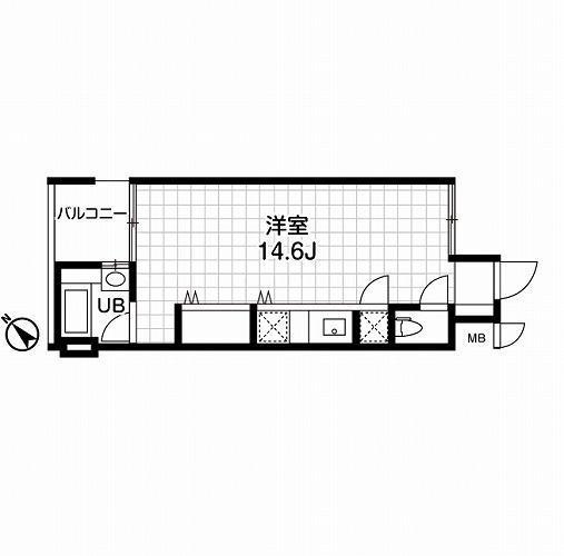 8階の間取り図