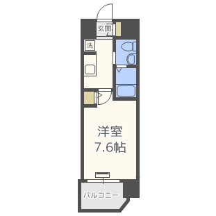 4階の間取り図