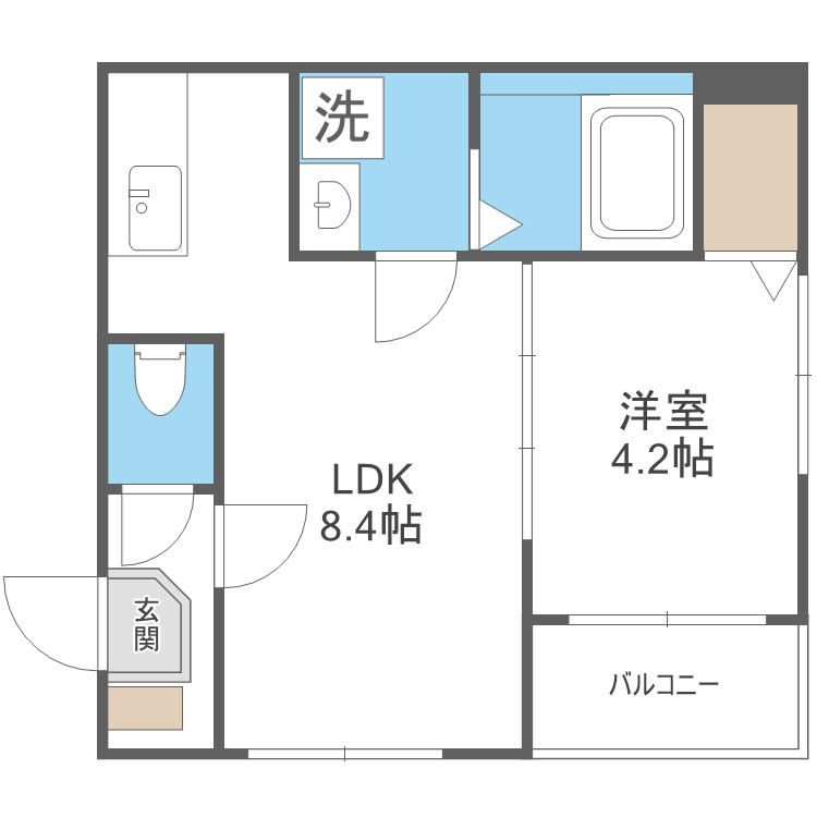 1階の間取り図
