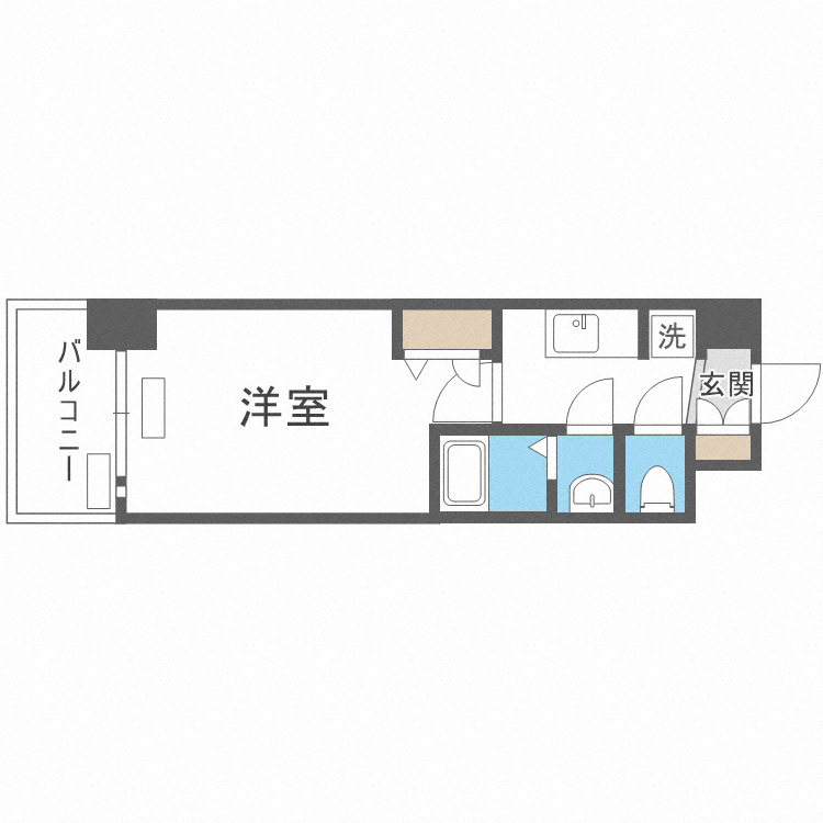 4階の間取り図