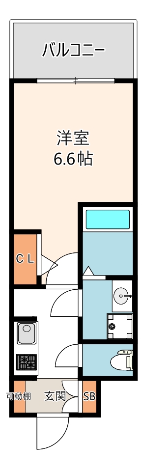 9階の間取り図